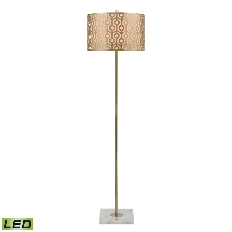 Bohemian Inspired Floor Lamp for Eclectic Home DecorBohemian Inspired Floor Lamp for Eclectic Home DecorMeliton 61'' High 1-Light Floor Lamp - Champagne Gold - Includes LED Bulb Bohemian Inspired Floor Lamp for Eclectic Home DecorBohemian Inspired Floor Lamp for Eclectic Home DecorMeliton 61'' High 1-Light Floor Lamp - Champagne Gold - Includes LED Bulb