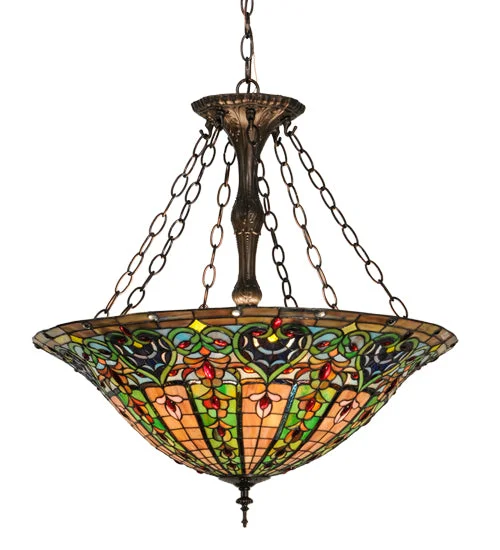 Tropical - Themed Ceiling Lights with Palm - Leaf Shapes and Rattan WrapsTropical - Themed Ceiling Lights with Palm - Leaf Shapes and Rattan WrapsMeyda Lighting 149669 24"W Bella Inverted Pendant Tropical - Themed Ceiling Lights with Palm - Leaf Shapes and Rattan WrapsTropical - Themed Ceiling Lights with Palm - Leaf Shapes and Rattan WrapsMeyda Lighting 149669 24"W Bella Inverted Pendant