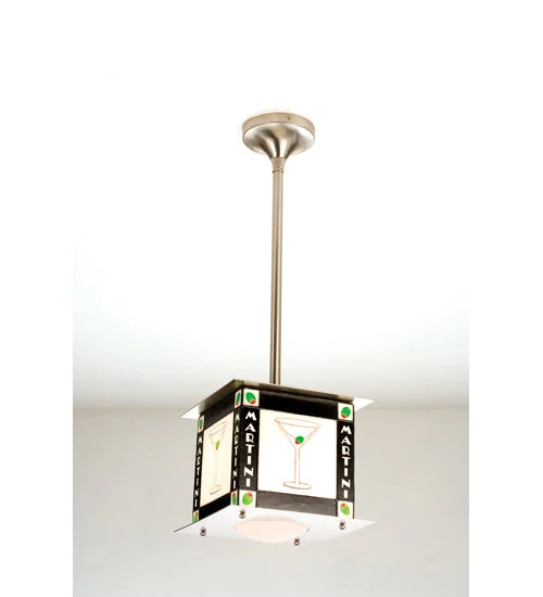 Glass Ceiling Lights with Frosted, Colored, or Etched GlassGlass Ceiling Lights with Frosted, Colored, or Etched GlassMeyda Lighting 15120 10"Sq Martini Pendant Glass Ceiling Lights with Frosted, Colored, or Etched GlassGlass Ceiling Lights with Frosted, Colored, or Etched GlassMeyda Lighting 15120 10"Sq Martini Pendant