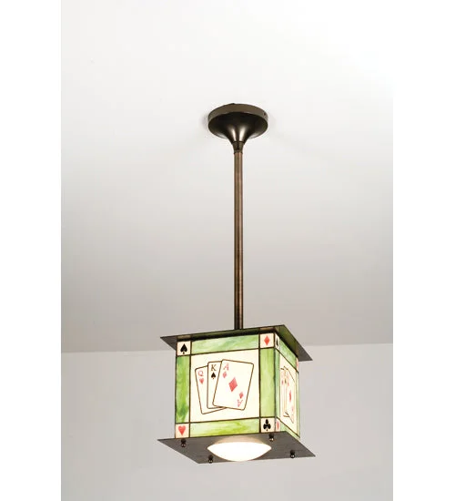 Art Deco Ceiling Lights with Geometric Patterns and Metallic FinishesArt Deco Ceiling Lights with Geometric Patterns and Metallic FinishesMeyda Lighting 15544 10"Sq Texas Hold'em Mini Pendant Art Deco Ceiling Lights with Geometric Patterns and Metallic FinishesArt Deco Ceiling Lights with Geometric Patterns and Metallic FinishesMeyda Lighting 15544 10"Sq Texas Hold'em Mini Pendant