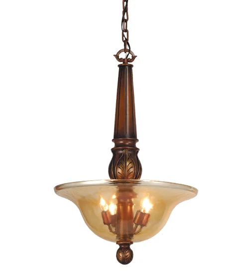 Moroccan Ceiling Lights with Colorful Stained Glass and Geometric CarvingsMoroccan Ceiling Lights with Colorful Stained Glass and Geometric CarvingsMeyda Lighting 71465 20"W Kendall Inverted Pendant