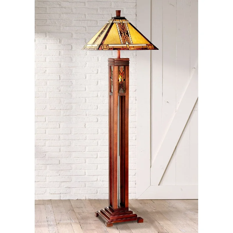 Rustic Farmhouse Style Floor Lamp for Cozy BedroomsRustic Farmhouse Style Floor Lamp for Cozy BedroomsMission Floor Lamp with Nightlight 62.5" Tall Walnut Wood Column Stained Glass Shade for Living Room Reading Bedroom Rustic Farmhouse Style Floor Lamp for Cozy BedroomsRustic Farmhouse Style Floor Lamp for Cozy BedroomsMission Floor Lamp with Nightlight 62.5" Tall Walnut Wood Column Stained Glass Shade for Living Room Reading Bedroom