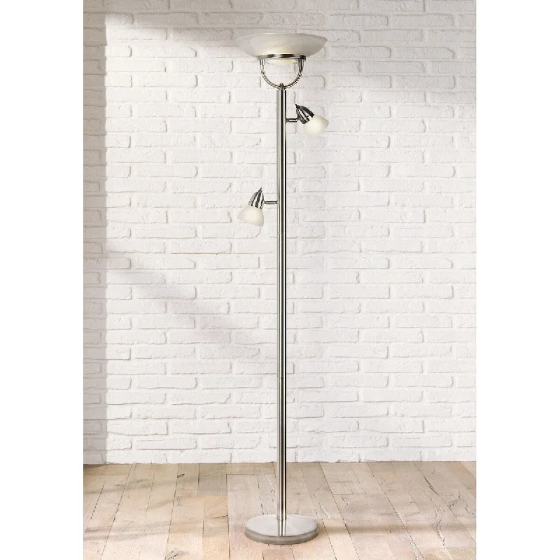 Wood Floor Lamp with Natural Grain for a Warm and Organic FeelWood Floor Lamp with Natural Grain for a Warm and Organic FeelModern Torchiere Floor Lamp 3-Light 70" Tall Brushed Steel White Glass Shades Pole Dimmer for Living Room Reading - Steel White Wood Floor Lamp with Natural Grain for a Warm and Organic FeelWood Floor Lamp with Natural Grain for a Warm and Organic FeelModern Torchiere Floor Lamp 3-Light 70" Tall Brushed Steel White Glass Shades Pole Dimmer for Living Room Reading - Steel White