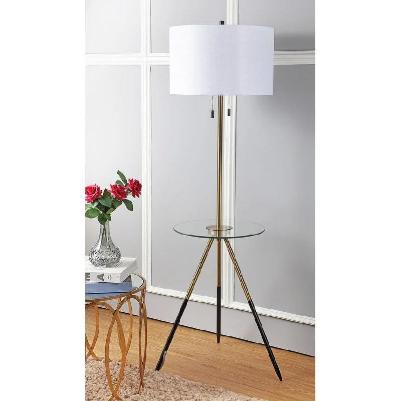 Way Switch Floor Lamp for Multiple Light Intensity Levels Way Switch Floor Lamp for Multiple Light Intensity LevelsMorrison 61 in. H Duo Floor Lamp Side Table, Brass Gold - Brass Gold Way Switch Floor Lamp for Multiple Light Intensity Levels Way Switch Floor Lamp for Multiple Light Intensity LevelsMorrison 61 in. H Duo Floor Lamp Side Table, Brass Gold - Brass Gold