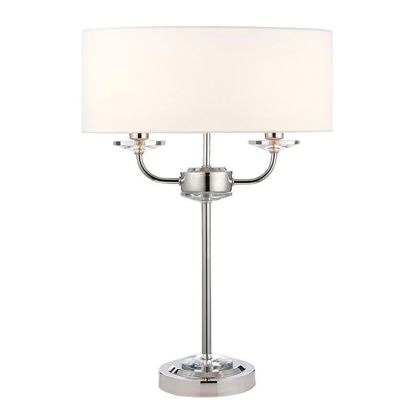 Adjustable Height Floor Lamp for Versatile Lighting NeedsAdjustable Height Floor Lamp for Versatile Lighting NeedsEndon Nixon Twin Arm Bright Nickel Finish Table Lamp Adjustable Height Floor Lamp for Versatile Lighting NeedsAdjustable Height Floor Lamp for Versatile Lighting NeedsEndon Nixon Twin Arm Bright Nickel Finish Table Lamp