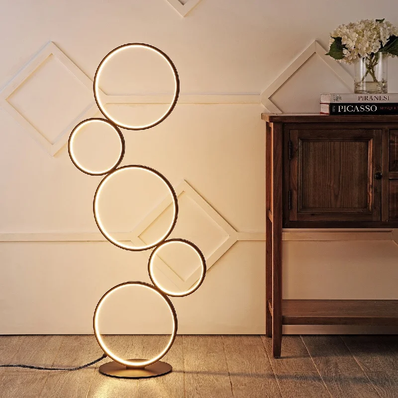 Industrial Style Floor Lamp with Exposed Bulbs for Loft ApartmentsIndustrial Style Floor Lamp with Exposed Bulbs for Loft ApartmentsPluto Stacked Circles 45" 5-Light Contemporary Modern Iron/Aluminum Integrated LED Floor Lamp, Black by JONATHAN Y Industrial Style Floor Lamp with Exposed Bulbs for Loft ApartmentsIndustrial Style Floor Lamp with Exposed Bulbs for Loft ApartmentsPluto Stacked Circles 45" 5-Light Contemporary Modern Iron/Aluminum Integrated LED Floor Lamp, Black by JONATHAN Y
