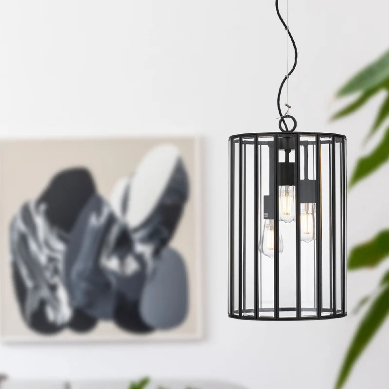Art Deco Ceiling Lights with Geometric Patterns and Metallic FinishesArt Deco Ceiling Lights with Geometric Patterns and Metallic FinishesPratt 30cm Black Glass Panel Tall Drum Pendant