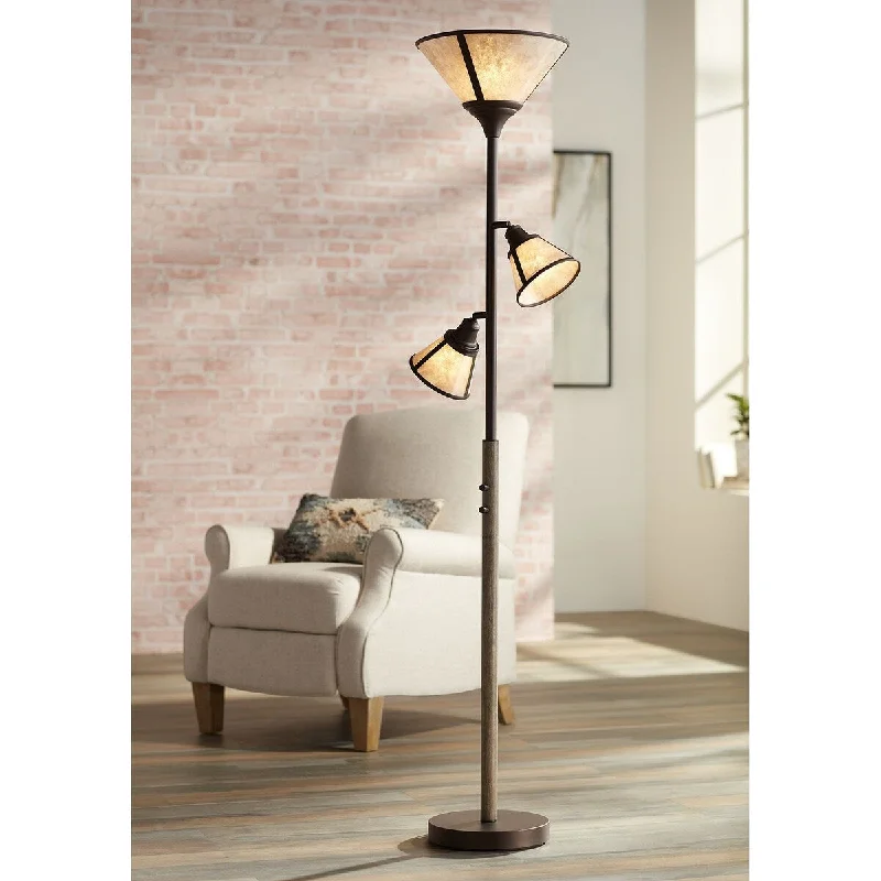 Wood Floor Lamp with Natural Grain for a Warm and Organic FeelWood Floor Lamp with Natural Grain for a Warm and Organic FeelRustic Farmhouse Torchiere Floor Lamp 3-Light Tree 72" Tall Bronze Faux Wood Mica Shade Dimmable for Reading Bedroom Wood Floor Lamp with Natural Grain for a Warm and Organic FeelWood Floor Lamp with Natural Grain for a Warm and Organic FeelRustic Farmhouse Torchiere Floor Lamp 3-Light Tree 72" Tall Bronze Faux Wood Mica Shade Dimmable for Reading Bedroom