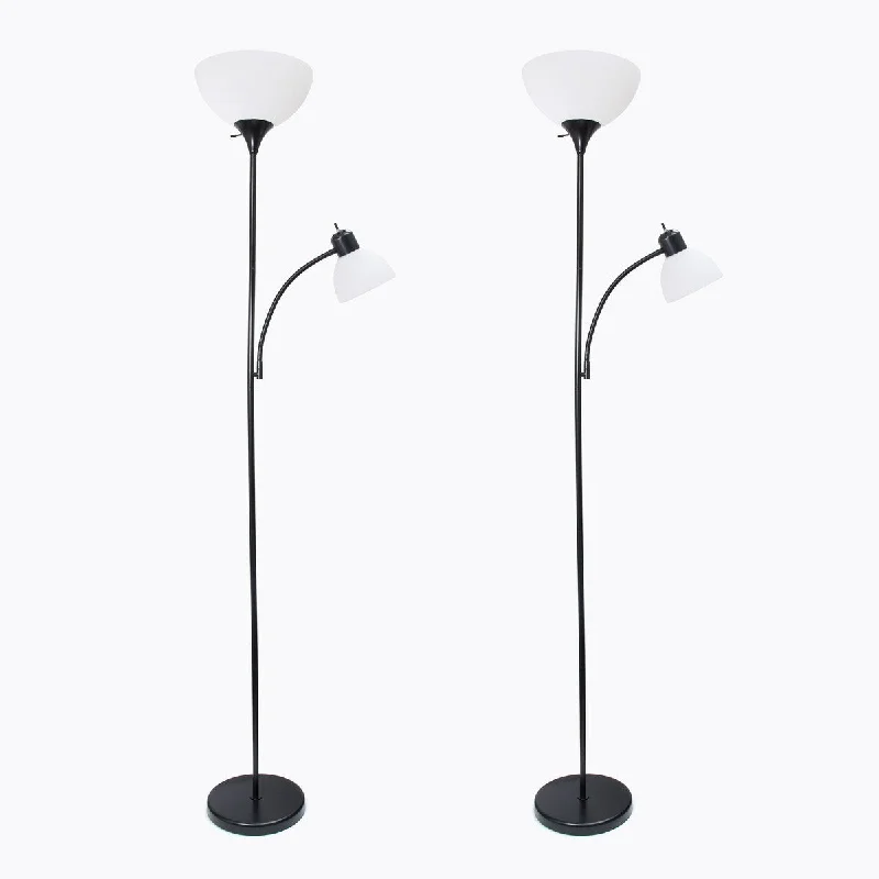 Wood Floor Lamp with Natural Grain for a Warm and Organic FeelWood Floor Lamp with Natural Grain for a Warm and Organic FeelSimple Designs 71.5" Floor Lamp with Reading Light 2 Pack Set with White Shades Wood Floor Lamp with Natural Grain for a Warm and Organic FeelWood Floor Lamp with Natural Grain for a Warm and Organic FeelSimple Designs 71.5" Floor Lamp with Reading Light 2 Pack Set with White Shades