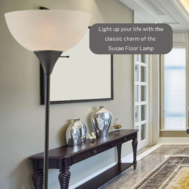 Rustic Farmhouse Style Floor Lamp for Cozy BedroomsRustic Farmhouse Style Floor Lamp for Cozy BedroomsStand Up Floor Lamp in Black - Modern Corner Light with White Opal Bowl Shade 72" Tall, 150-watt - 12"x70" Rustic Farmhouse Style Floor Lamp for Cozy BedroomsRustic Farmhouse Style Floor Lamp for Cozy BedroomsStand Up Floor Lamp in Black - Modern Corner Light with White Opal Bowl Shade 72" Tall, 150-watt - 12"x70"