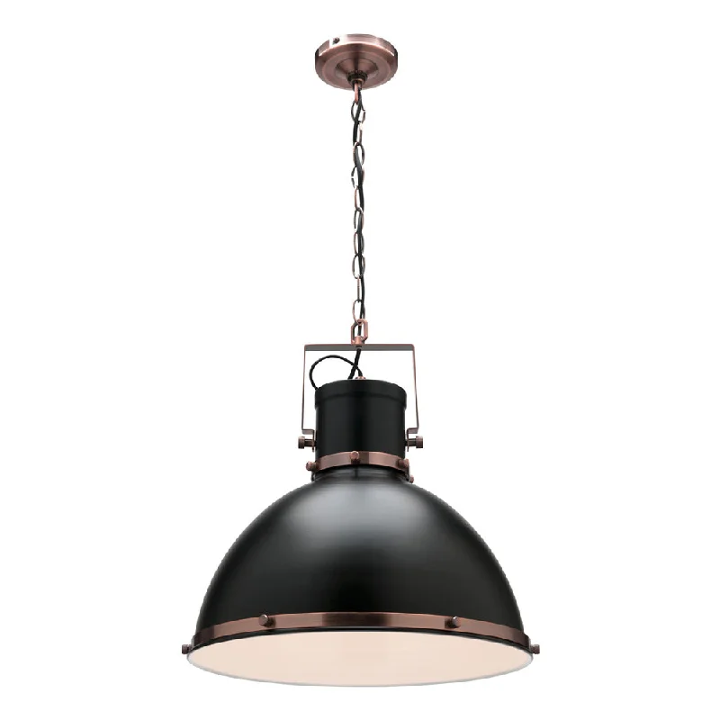 African - Inspired Ceiling Lights with Tribal Patterns and Natural MaterialsAfrican - Inspired Ceiling Lights with Tribal Patterns and Natural MaterialsTonic Matt Black and Antique Copper Large Industrial Pendant African - Inspired Ceiling Lights with Tribal Patterns and Natural MaterialsAfrican - Inspired Ceiling Lights with Tribal Patterns and Natural MaterialsTonic Matt Black and Antique Copper Large Industrial Pendant