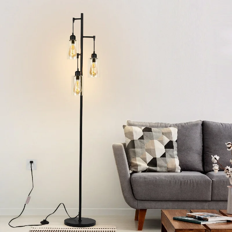 Adjustable Height Floor Lamp for Versatile Lighting NeedsAdjustable Height Floor Lamp for Versatile Lighting NeedsTree Floor Lamp with 3 Hanging Bubble Glass Shade - Black Adjustable Height Floor Lamp for Versatile Lighting NeedsAdjustable Height Floor Lamp for Versatile Lighting NeedsTree Floor Lamp with 3 Hanging Bubble Glass Shade - Black