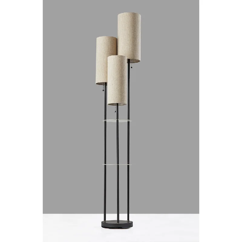 Dimmable Floor Lamp for Adjustable Lighting AmbianceDimmable Floor Lamp for Adjustable Lighting AmbianceTrio Shelf Floor Lamp in Matte Black Finish - Black Finish Dimmable Floor Lamp for Adjustable Lighting AmbianceDimmable Floor Lamp for Adjustable Lighting AmbianceTrio Shelf Floor Lamp in Matte Black Finish - Black Finish