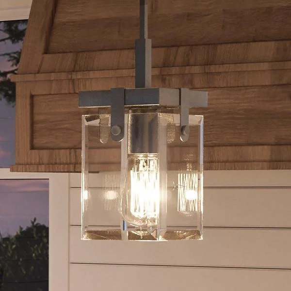 Modern Minimalist Ceiling Lights for Contemporary InteriorsModern Minimalist Ceiling Lights for Contemporary InteriorsUHP2447 Modern Farmhouse Modern Pendant, 11-7/8"H x 6-1/2"W SQ, Brushed Nickel Finish, Bristol Collection Modern Minimalist Ceiling Lights for Contemporary InteriorsModern Minimalist Ceiling Lights for Contemporary InteriorsUHP2447 Modern Farmhouse Modern Pendant, 11-7/8"H x 6-1/2"W SQ, Brushed Nickel Finish, Bristol Collection