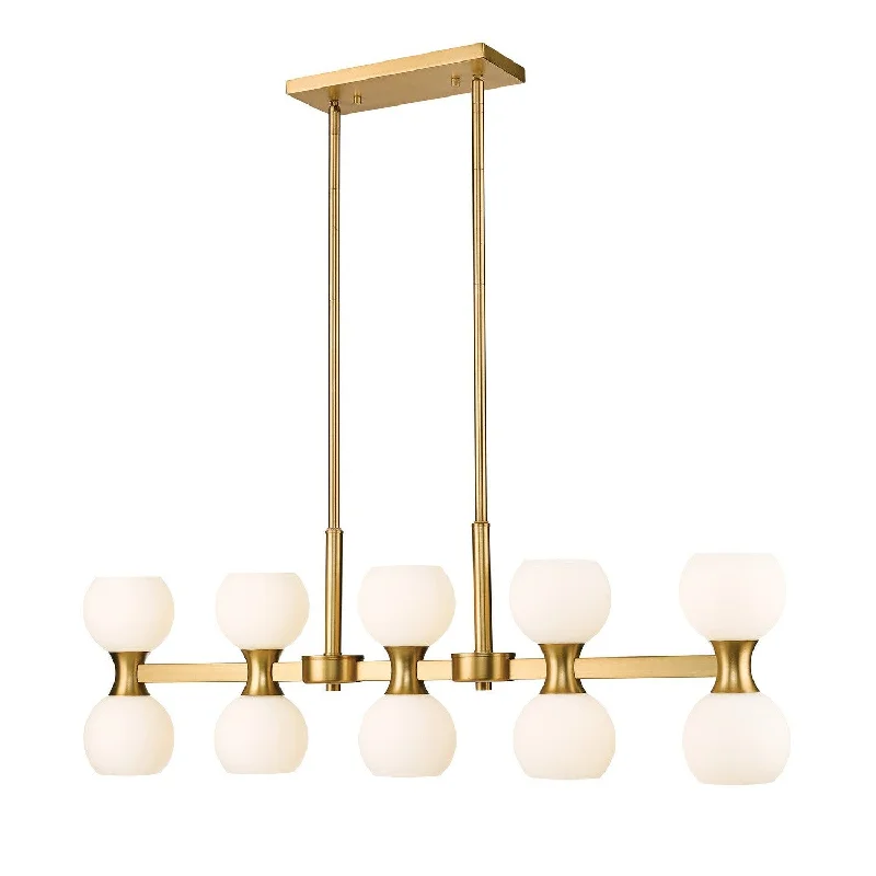 Mediterranean - Style Ceiling Lights with Terra - Cotta and Ceramic DetailsMediterranean - Style Ceiling Lights with Terra - Cotta and Ceramic DetailsZ-Lite Artemis 494-10L-MGLD Pendant Light - Modern Gold