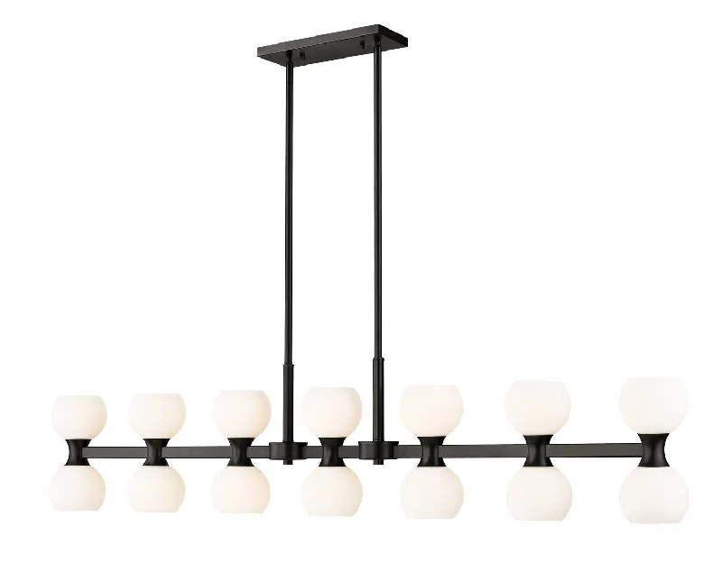 Metal Ceiling Lights in Brass, Copper, Stainless Steel, and IronMetal Ceiling Lights in Brass, Copper, Stainless Steel, and IronZ-Lite Artemis 494-14L-MB Pendant Light - Matte Black