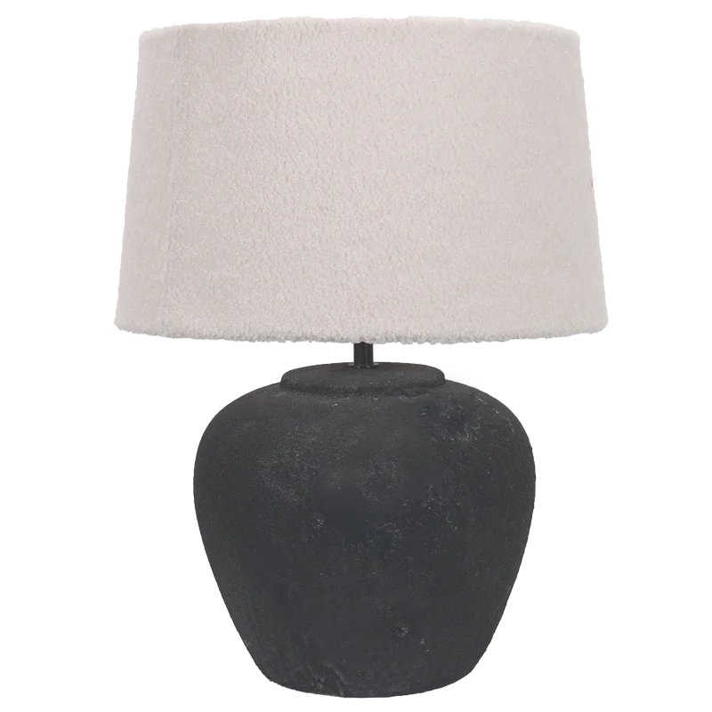 glass table lamps with a frosted surface for soft light diffusionglass table lamps with a frosted surface for soft light diffusionBlack Large Ceramic Table Lamp