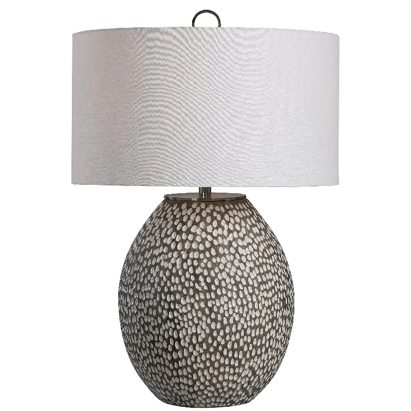 bohemian table lamps with colorful patterns for eclectic bedroomsbohemian table lamps with colorful patterns for eclectic bedroomsCYPRIEN GRAY WHITE TABLE LAMP