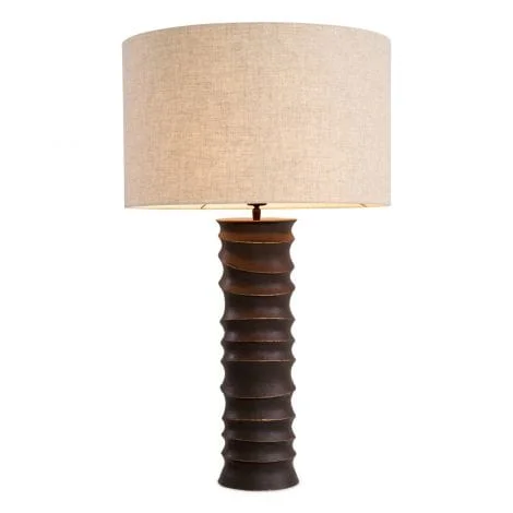 metal table lamps with a matte black finish for a sleek appearancemetal table lamps with a matte black finish for a sleek appearanceTable Lamp Gilardon Bronze highlight finish
