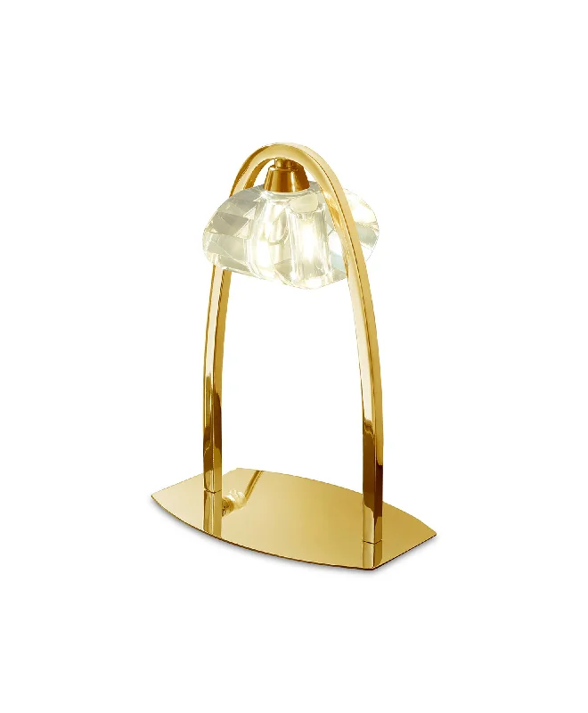 rustic farmhouse table lamps for cozy kitchensrustic farmhouse table lamps for cozy kitchensMantra M0563FG Alfa Table Lamp 1 Light French Gold