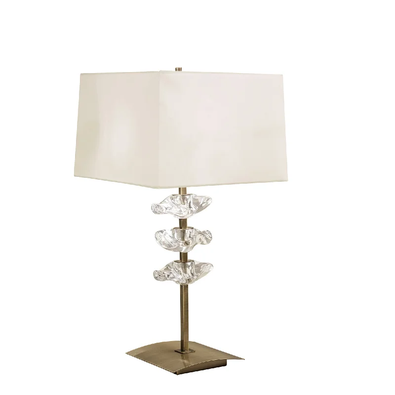 gothic style table lamps with dark finishes for a mysterious lookgothic style table lamps with dark finishes for a mysterious lookMantra M0793AB Akira table 3 light cream shade gothic style table lamps with dark finishes for a mysterious lookgothic style table lamps with dark finishes for a mysterious lookMantra M0793AB Akira table 3 light cream shade
