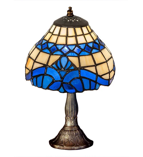 fabric table lamps with a linen shade for a relaxed and breathable lookfabric table lamps with a linen shade for a relaxed and breathable lookMeyda Lighting 26586 11.5"H Baroque Mini Table Lamp