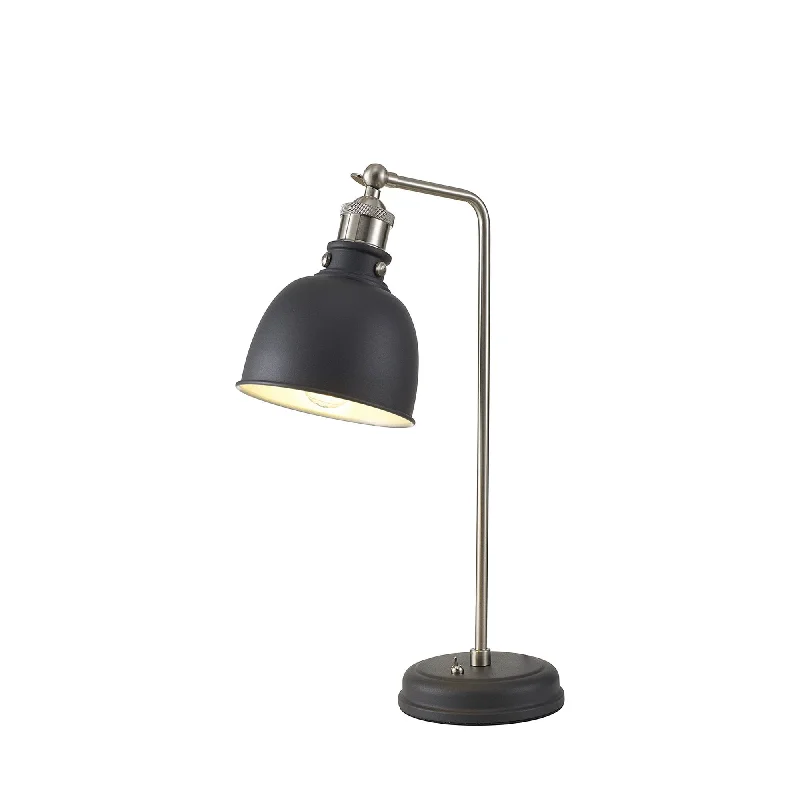 victorian style table lamps with ornate details for traditional homesvictorian style table lamps with ornate details for traditional homesNelson Lighting NL85489 Corfu 1 Light Table Lamp Graphite Satin Nickel