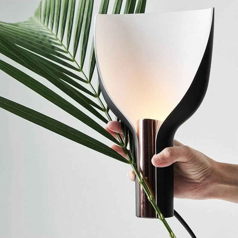marble table lamps with a luxurious veined pattern for high end decormarble table lamps with a luxurious veined pattern for high end decorCarrie Half Funnel LED Table Light
