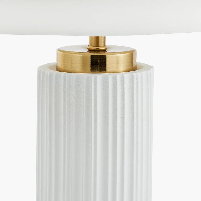 industrial style table lamps with exposed bulbs for loft apartmentsindustrial style table lamps with exposed bulbs for loft apartmentsIonic White Textured Ceramic and Gold Metal Table Lamp