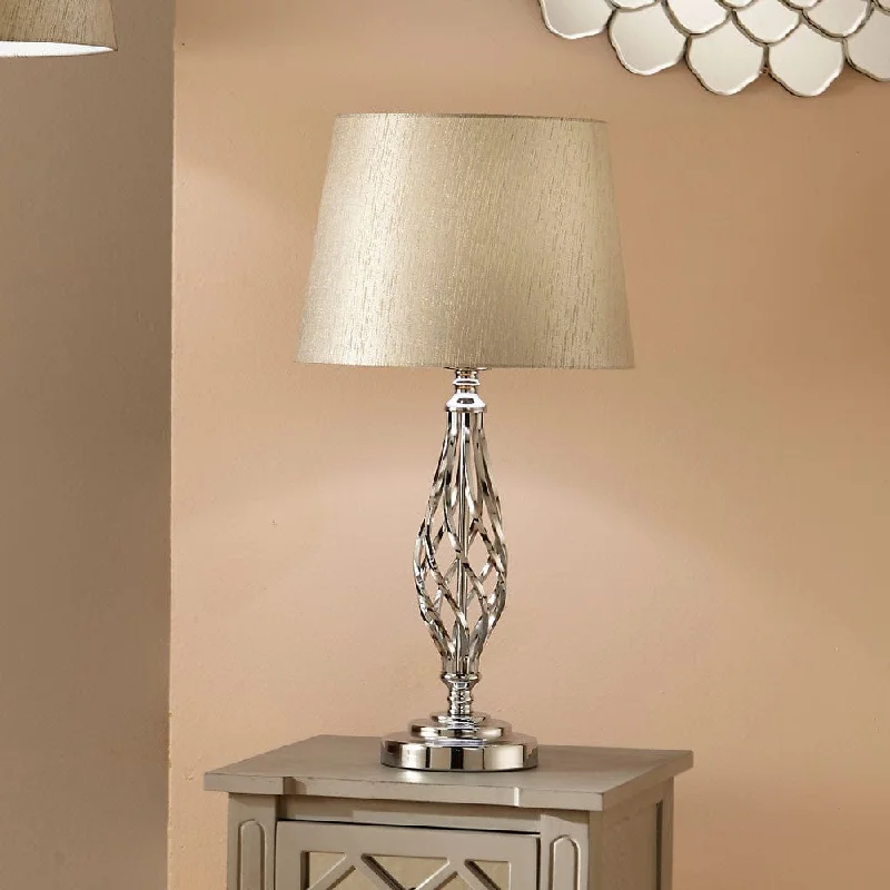 rustic farmhouse table lamps for cozy kitchensrustic farmhouse table lamps for cozy kitchensJenna Silver Metal Twist Detail Table Lamp rustic farmhouse table lamps for cozy kitchensrustic farmhouse table lamps for cozy kitchensJenna Silver Metal Twist Detail Table Lamp